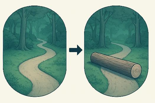 Auf dem Holzweg sein: Être sur la mauvaise voie