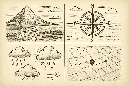 Identifier les lieux et les phénomènes géographiques en allemand