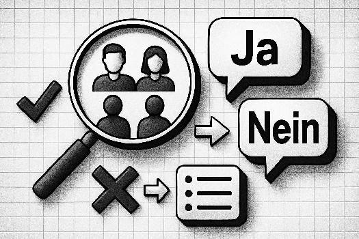 Répondre simplement avec 'Ja' ou 'Nein' et un pronom en Allemand