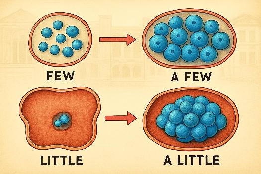 Comprendre Few, A Few, Little, A Little en Anglais