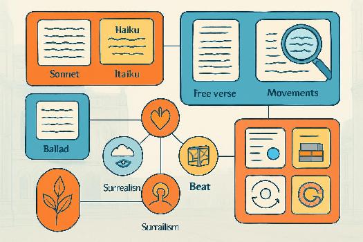 Exploration de la Poésie Anglophone: Formes et Mouvements