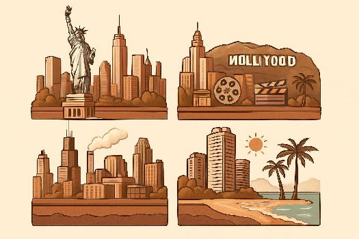 Exploration des grandes villes américaines : un carrefour de culture et d'économie