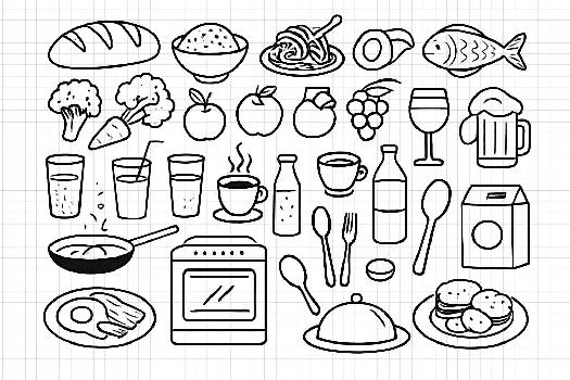 Vocabulaire Anglais : Les Repas (Food, Drinks, Cooking)