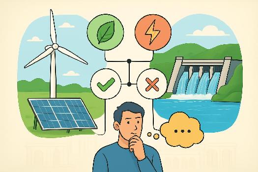 Débattre des avantages et inconvénients des énergies renouvelables en espagnol