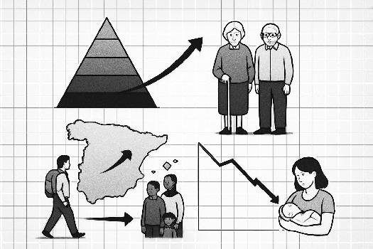 Les défis démographiques de l'Espagne contemporaine : Vieillissement, Migration et Déclin de la Natalité