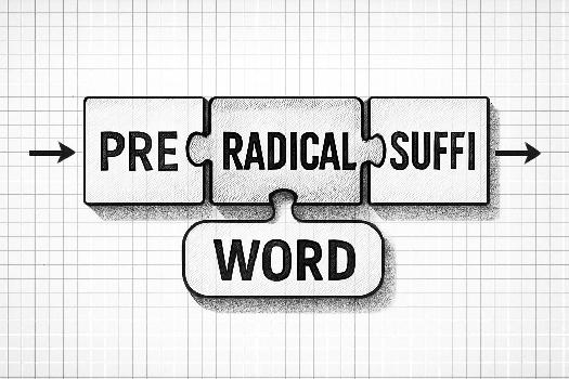 La formation des mots : Préfixes, Suffixes, et Radical
