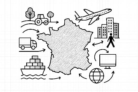 Les Dynamiques Spatiales en France : Mobilités, Flux et Transformations Territoriales