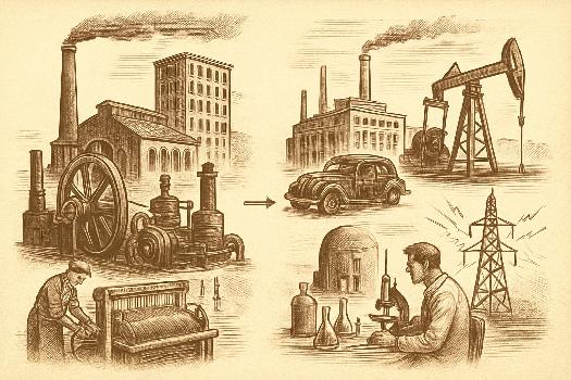 Les phases de l'industrialisation : Un processus en constante évolution