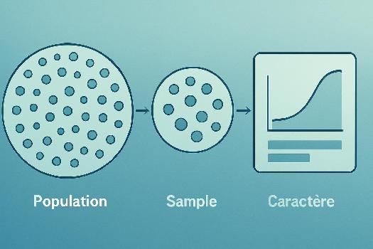 Exemples concrets pour comprendre Population, Échantillon, Caractère
