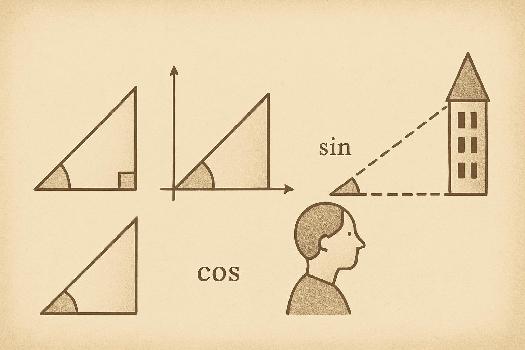 Exercices corrigés sur le Cosinus, Sinus et Tangente d'un angle
