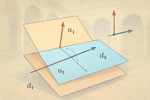 Orthogonalité de Deux Droites dans l'Espace