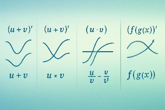 Règles de dérivation : Somme, Produit, Quotient, Composition