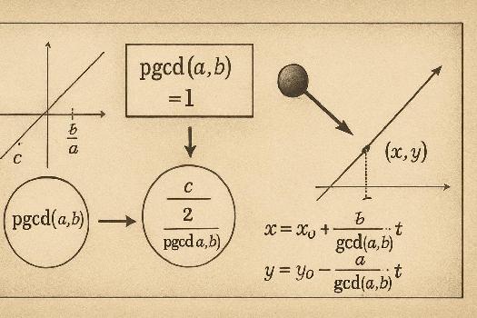 Résolution d'équations diophantiennes linéaires