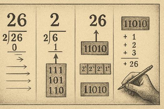 Exercices et Exemples de Conversion Décimal ↔ Binaire