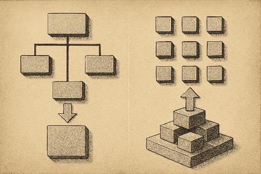 Les Différentes Approches de la Conception Logicielle : Top-Down vs. Bottom-Up