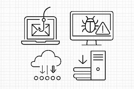 Les Menaces Courantes sur Internet : Phishing, Malware et Attaques DDoS