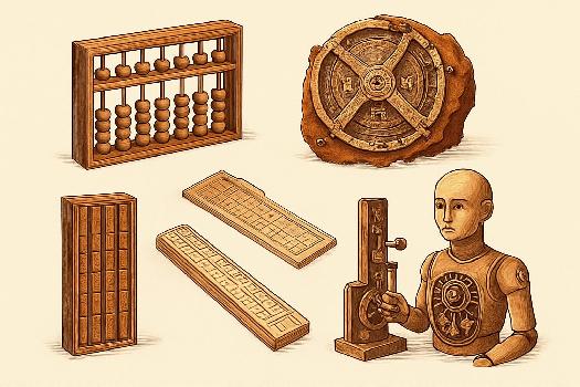 Machines à Calculer Antiques : Les Premiers Pas de l'Informatique