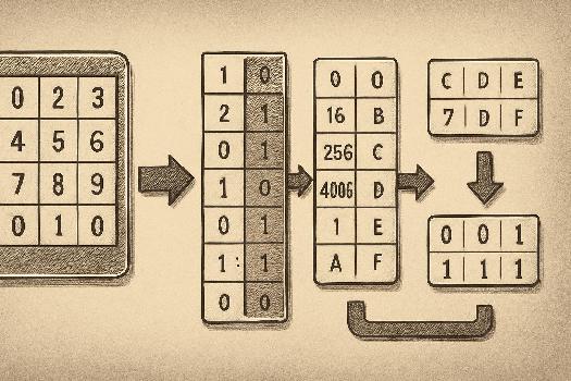 Représentation des Nombres Entiers : Binaire, Décimal, Hexadécimal