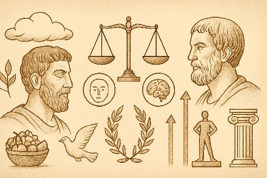 Le bonheur selon Épicure et Aristote : divergences et convergences