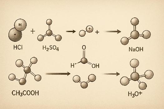Exemples d'Acides et de Bases de Brønsted-Lowry