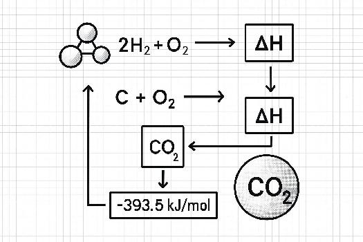 Exercice d'application : Calcul d'enthalpie de formation avec la loi de Hess
