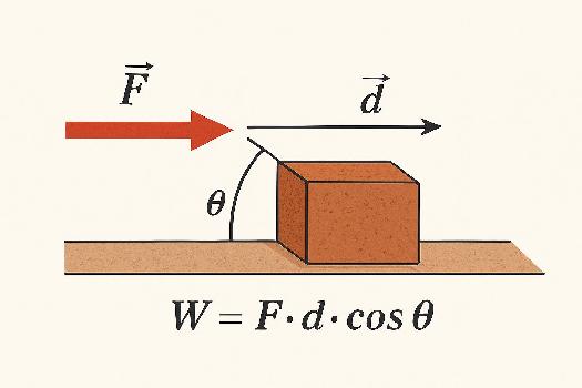 Exercices corrigés : Travail d'une force constante