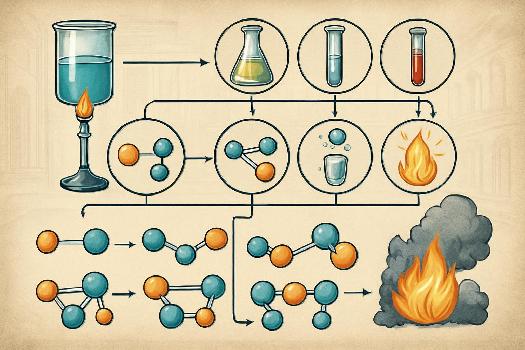 Identifier les réactions chimiques