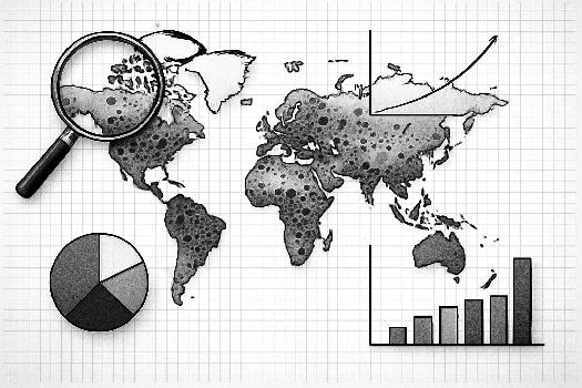 Exemple d'analyse de carte thématique : La répartition de la population mondiale