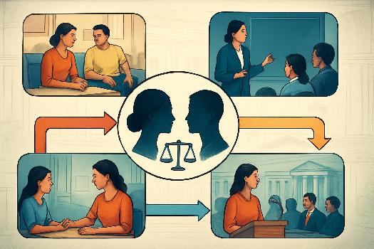 Discriminations liées au genre : analyse comparative des espaces privés et publics