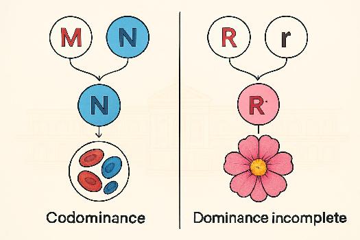 Codominance et Dominance Incomplète: Deux Exceptions aux Lois de Mendel