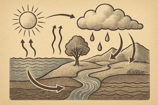 Le Cycle de l'Eau : Un Voyage Continu