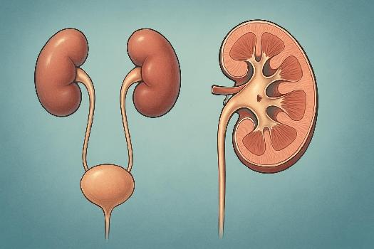 Organisation du système urinaire humain